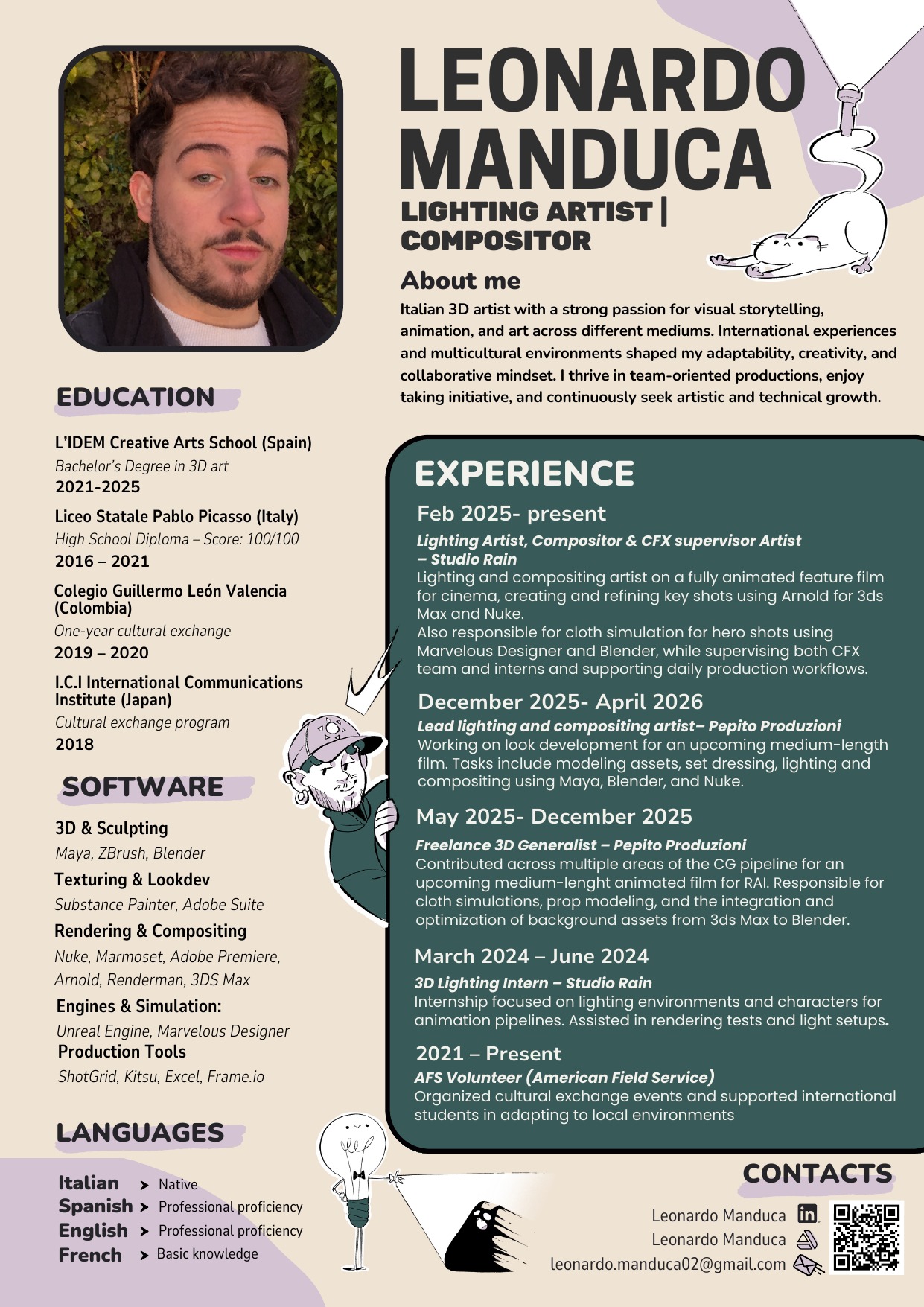 Preview of Leonardo Manduca's CV
